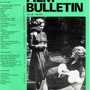 Monthly Film Bulletin Vol.49 No.579 April 1982