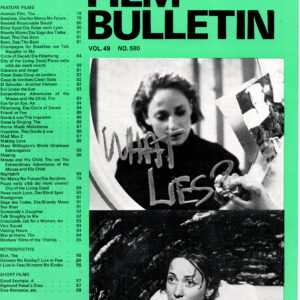 Monthly Film Bulletin Vol.49 No.580 May 1982Monthly Film Bulletin Vol.49 No.580 May 1982