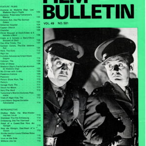Monthly Film Bulletin Vol.49 No.581 June 1982
