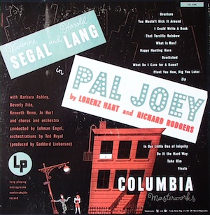 Pal Joey 1952 Cast Original Soundtrack Buy It Online At The Soundtrack To Your Life