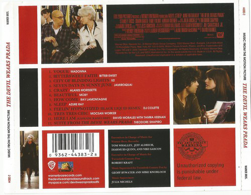 Devil Wears Prada : - original soundtrack buy it online at the soundtrack  to your life