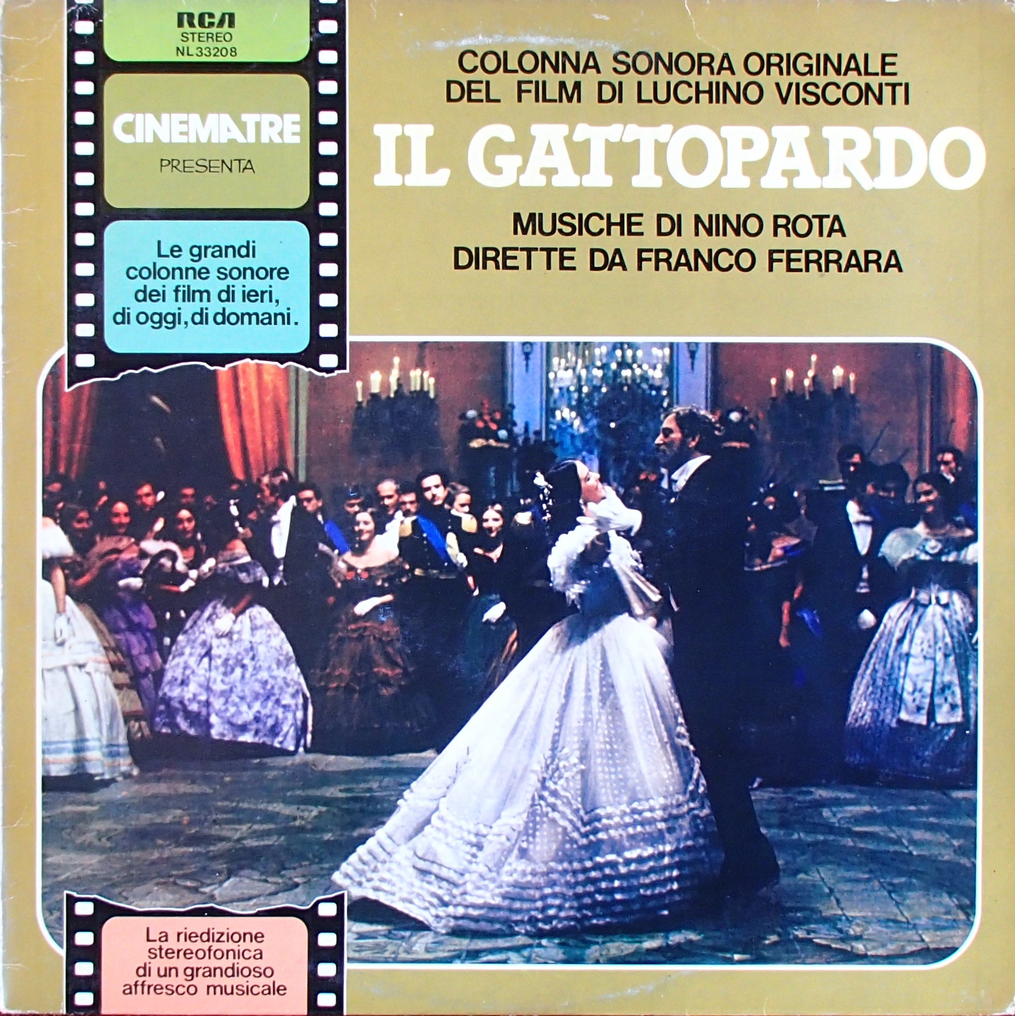 Nino Rota ‎– Il Gattopardo: Colonna Sonora Originale Del Film