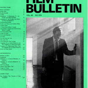 Monthly Film Bulletin Vol.49 No.576 January 1982
