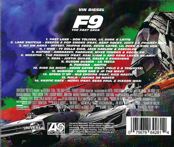 FAST & FURIOUS 9: THE FAST SAGA Soundtrack